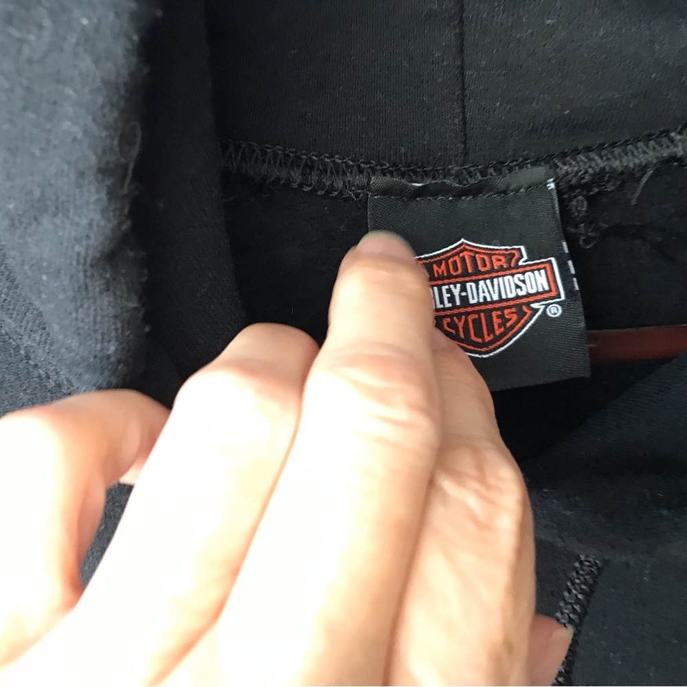 Harley-Davidson Black Sweatshirt Hoodie - Picture 2 of 6